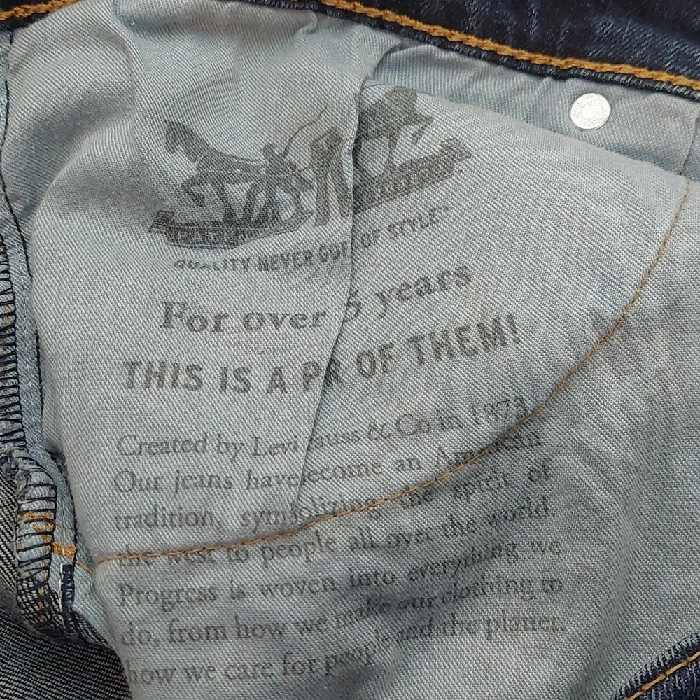 Levi's Men's Size 38 Jeans 511 Dark Blue